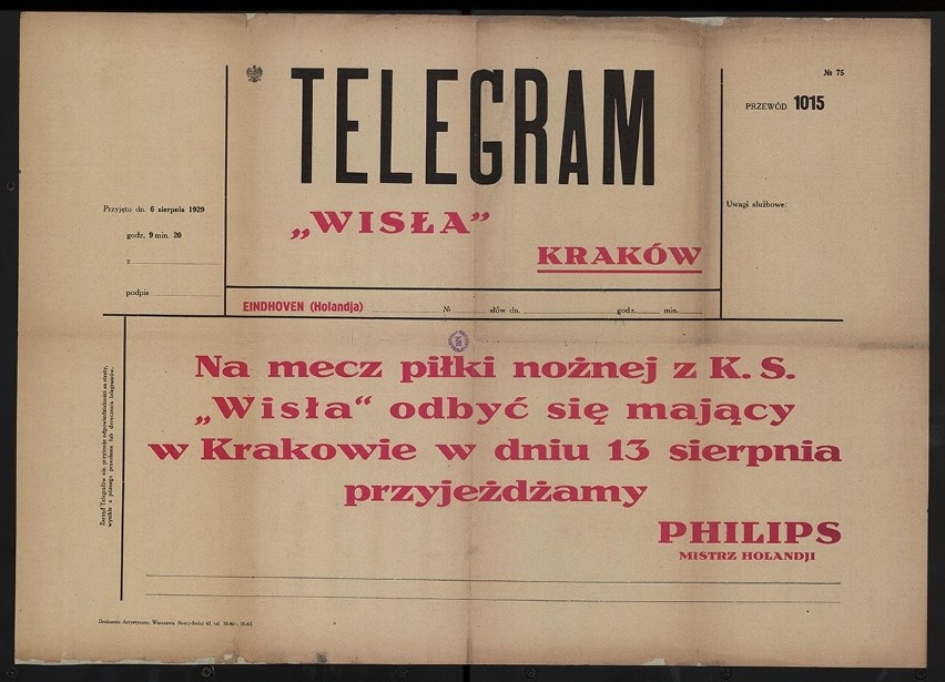 Historyczne plakaty z meczów Cracovii z Wisła z lat 1946/47 [GALERIA]