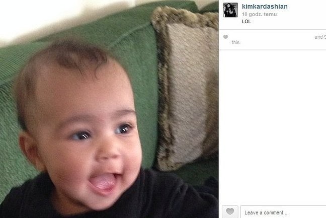 North - córka Kim Kardashian i Kanye Westa (fot. screen z...