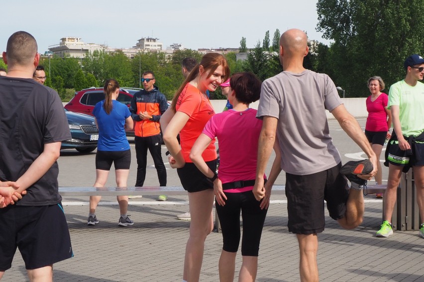 Trening biegowy w ramach akcji "Biegaj w Krakowie"