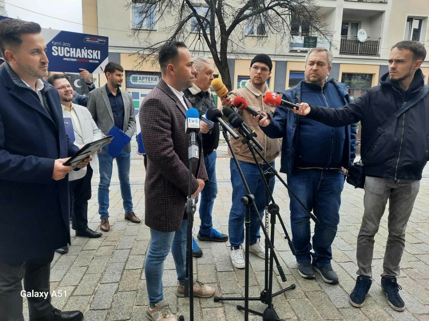 Wybory2024. Kamil Suchański kandydat Kielc na prezydenta zapowiada darmową komunikację dla kielczan