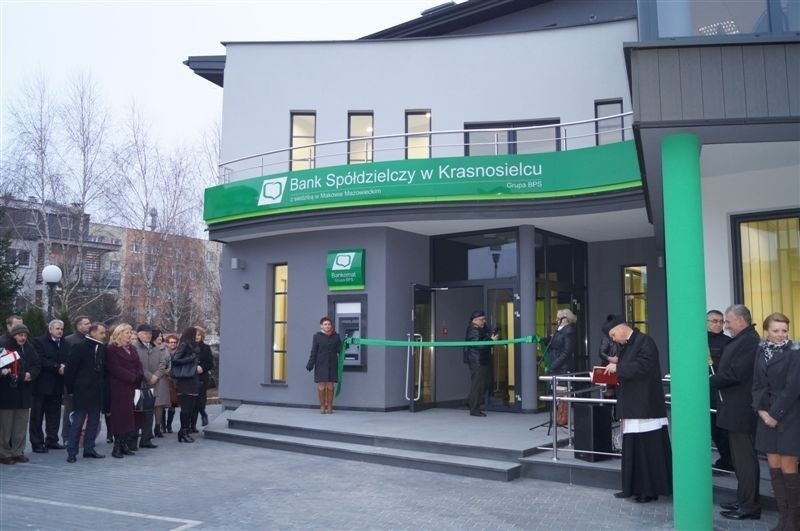 Bank Spółdzielczy w Krasnosielcu doczekał się nowej siedziby...