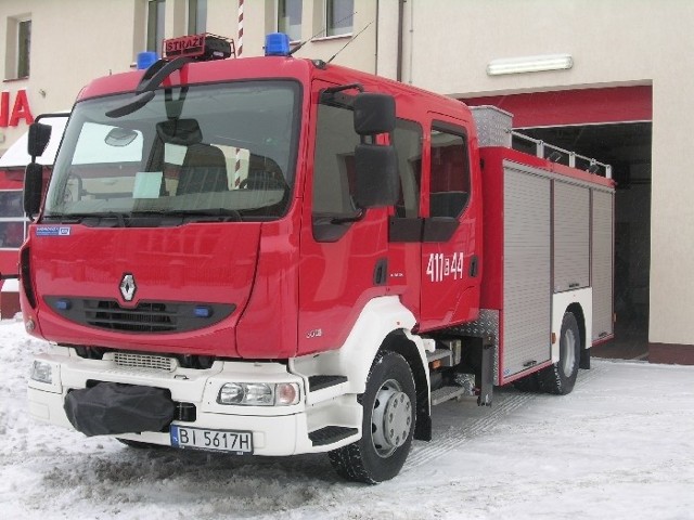 Renault Midlum to ubiegłoroczny nabytek bielskich strażaków. W tym roku komenda ma zamiar kupić nowy drabino-podnośnik