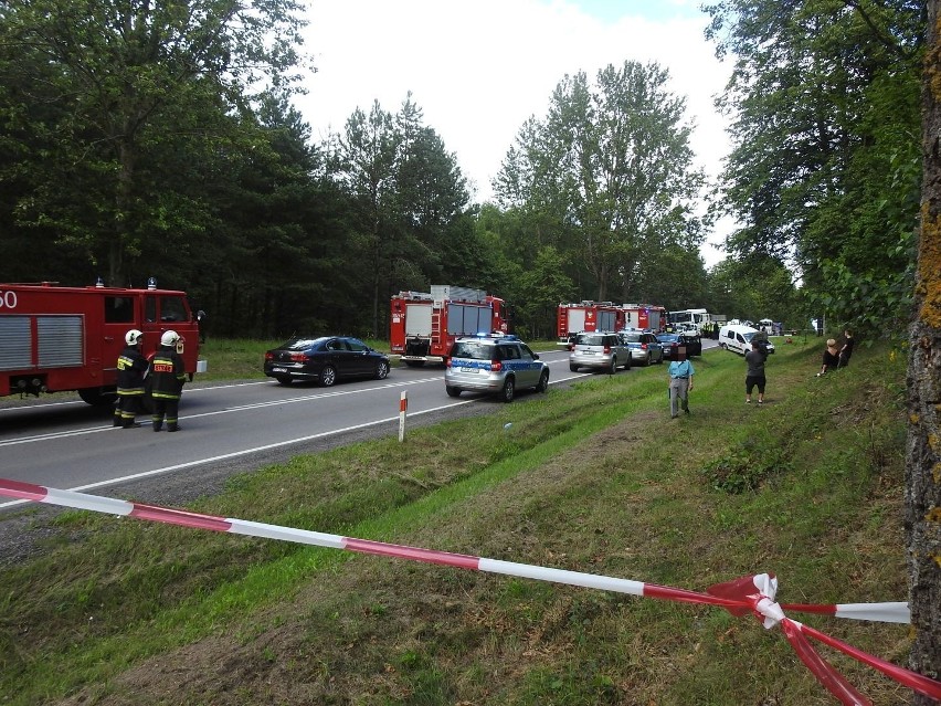 Wypadek pod Wasilkowem. Łącznie w karambolu brały udział 24...