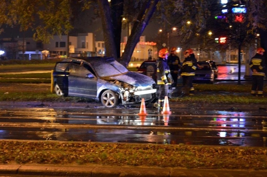 Wypadek na ulicy Mireckiego w Radomiu....