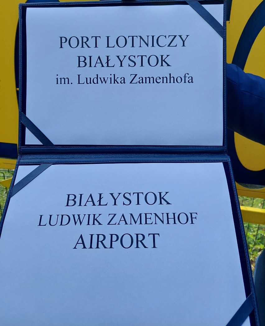 Port Lotniczy Białystok zakończył głosowanie na patrona lotniska na Krywlanach. Wygrał Ludwik Zamenhof