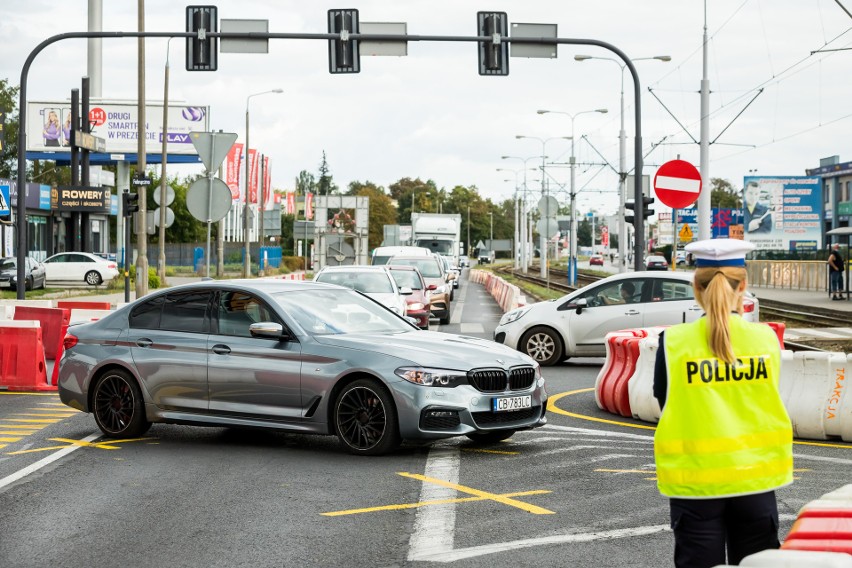 Zmiany w obrębie Fordońskiej i i zjazdu z mostu Kazimierza...