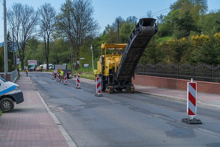 Krynica - Zdrój. Ruszył remont ulicy Kraszewskiego