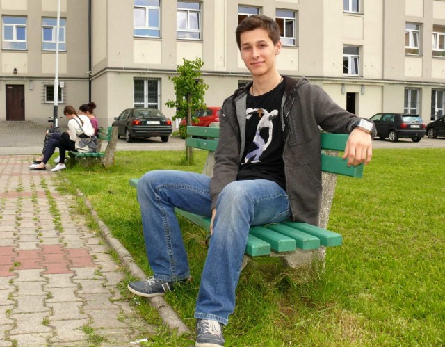 Wojtek Micał &#8211; jeden z najzdolniejszych uczniów lI liceum w Stalowej Woli.