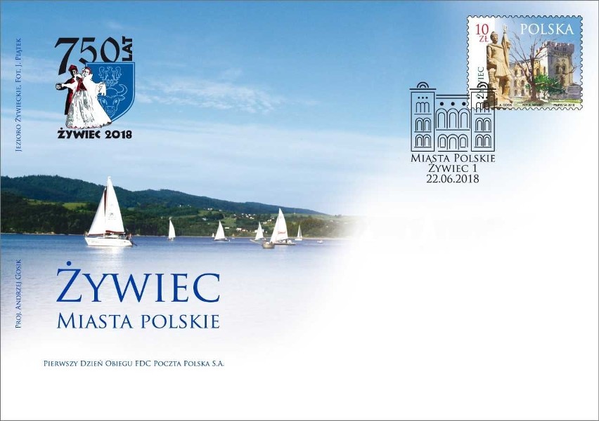 Jest znaczek na 750-lecie Żywca. Fajny gest Poczty Polskiej ZDJĘCIA