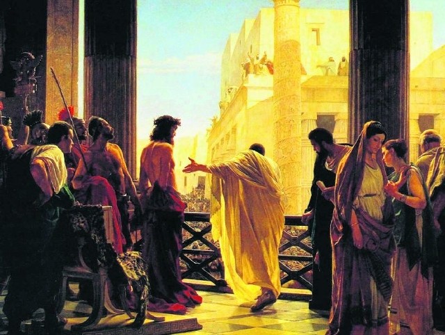Obraz Antonia Ciseri "Jezus przed Piłatem".