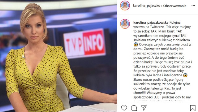 Karolina Pajączkowska pracę w TVP Info rozpoczęła w listopadzie ubiegłego roku. Wcześniej pracowała w TVN24 BiS jako reporterka i prezenterka. Więcej zdjęć na następnych stronach.