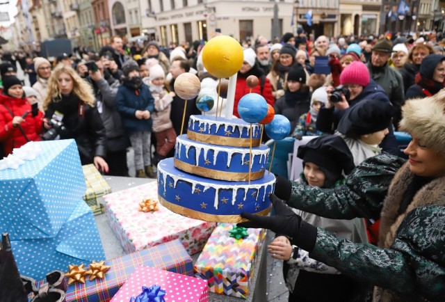 Tak wyglądało przyjęcie urodzinowe Mikołaja Kopernika w Toruniu.