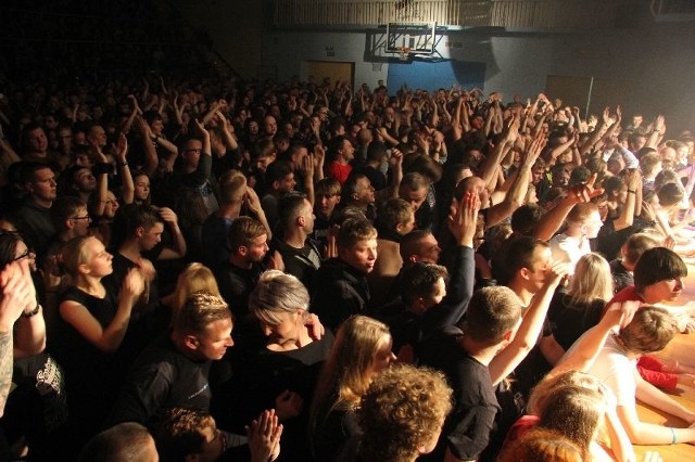 Koncert Kultu w Kielcach. W hali widowiskowo-sportowej bawiło się 1400 fanów zespołu.