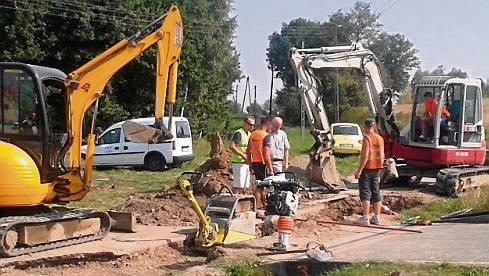 Budowa kanalizacji w Brzączowicach