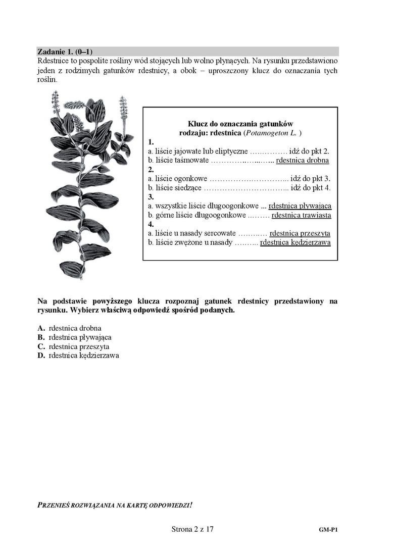 Egzamin gimnazjalny 2018 [część matematyczno-przyrodnicza] - odpowiedzi i arkusz pytań CKE w serwisie EDUKACJA [19.04.2018]