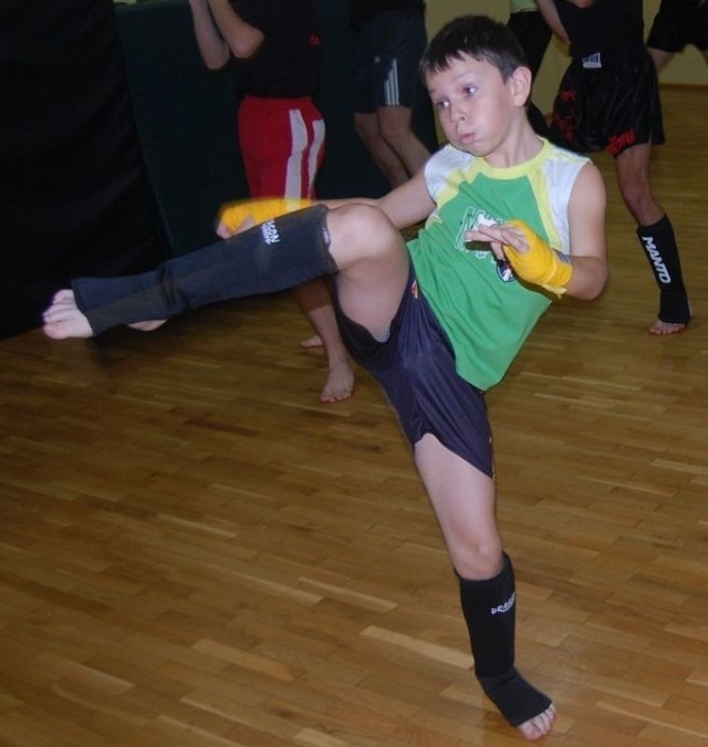 10-letni Oskar Bartosik, jeden z uczestników 15 Zimowej Akademii Karate należy do największych talentów w skarżyskiej sekcji.
