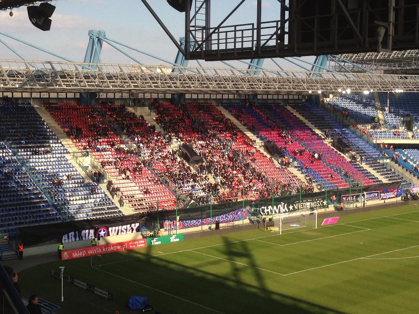 Derby Krakowa 2014. Pierwsze zdjęcia ze stadionu