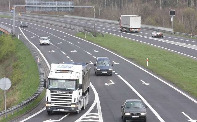 węzeł autostradowy nawęzeł autostradowy na trasie    A 1 w Lubiczu