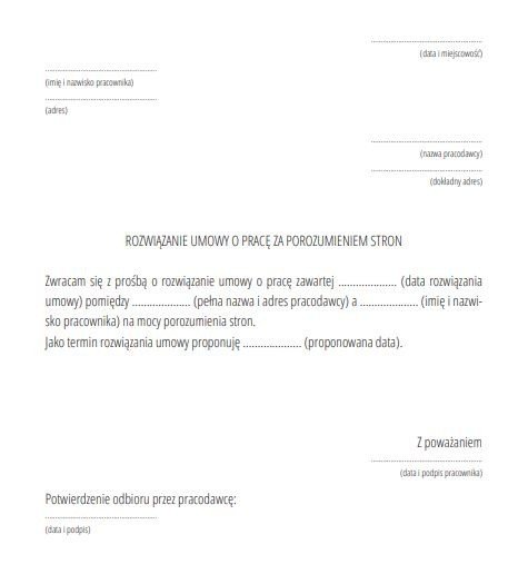 Wypowiedzenie umowy o pracę - wzór pdf. Zobacz, kiedy możliwe jest  wypowiedzenie przez pracownika | Gazeta Pomorska