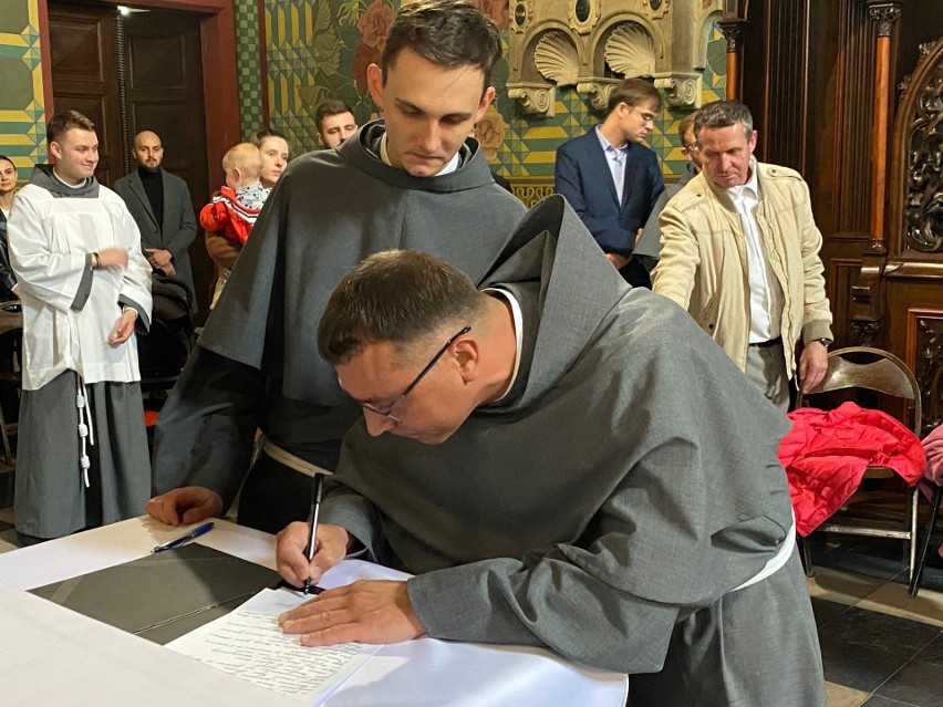 Kraków. Śluby franciszkanów. Czterech braci już na zawsze w zakonie