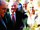Donald Tusk przemknął przez Ełk i Mazury