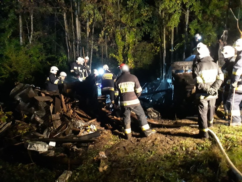 Dąbrowa Białostocka. Po godzinie 22 strażacy otrzymali...