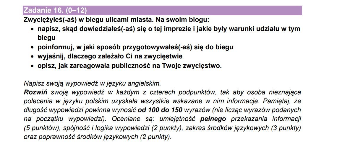 Wpis na bloga po angielsku, za który zgarniesz wszystkie punkty na