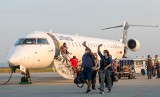 Pierwsze lądowanie samolotu rejsowego Lufthansy po pandemicznej przerwie na lotnisku Rzeszów - Jasionka [ZDJĘCIA]