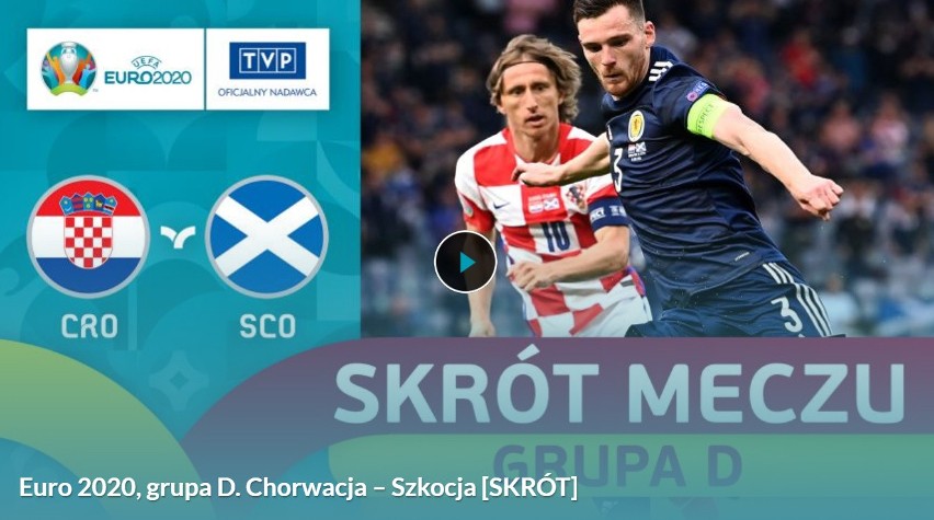 Euro 2020. Skrót meczu Chorwacja - Szkocja 3:1 [WIDEO]. Luka Modrić poprowadził do awansu