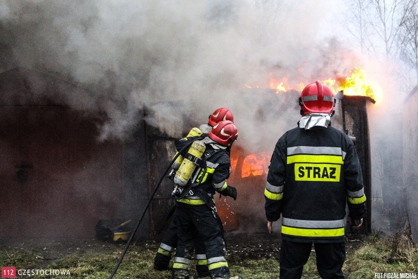 Pożar w Częstochowie