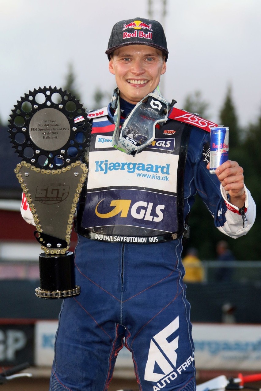 Maciej Janowski stanął na podium turnieju w Hallstavik....