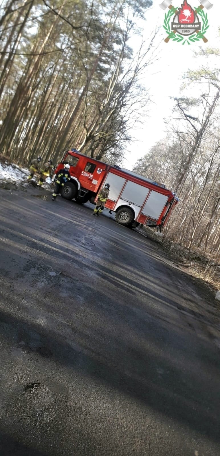 Na miejscu tragicznego wypadku w Białej działali strażacy ze...