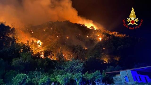 Pożary nękają między innymi Sycylię. Władze podejrzewają, że sprawcami niektórych pożarów są podpalacze.