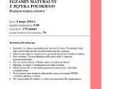 Matura 2016. JĘZYK POLSKI PODSTAWOWY Co było?(ARKUSZE CKE, TEMATY, PYTANIA, ODPOWIEDZI, ROZWIĄZANIA)