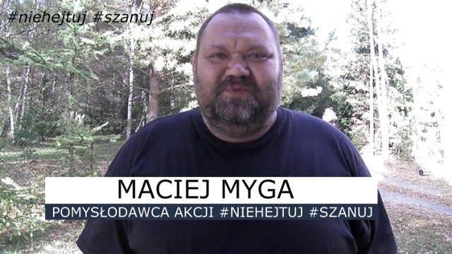 Maciej Myga, kierownik działu miejskiego "Gazety Pomorskiej", pomysłodawca akcji "nie hejtuj", "szanuj"