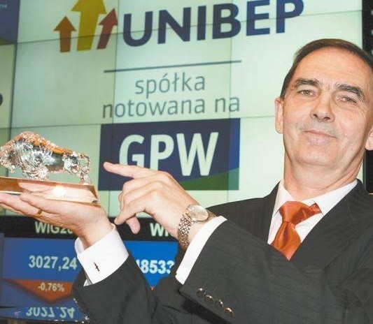 Jan Mikołuszko, prezes Unibepu.