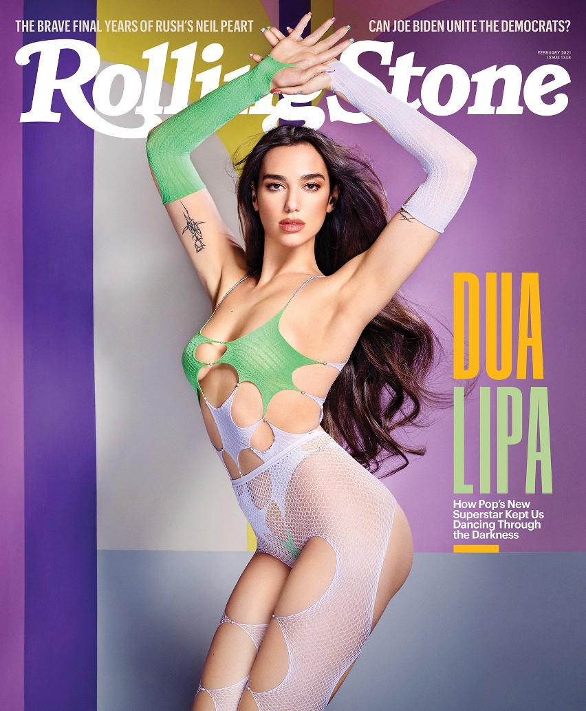 Dua Lipa na okładce magazynu "Rolling Stone"