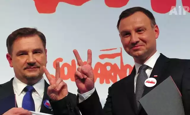 Piotr Duda (z lewej) i Andrzej Duda.