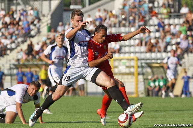 Miedź Legnica - Dolcan Ząbki 2:1 Puchar Polski 2012/13