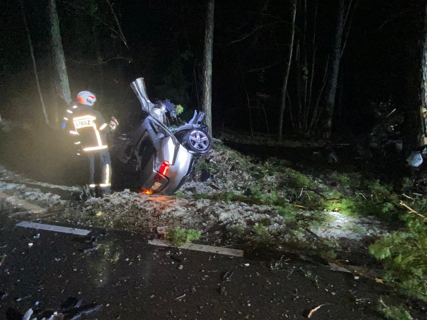 Mały Płock. Śmiertelny wypadek na trasie Kolno - Łomża