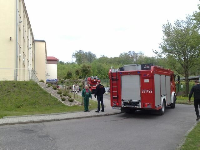 Straż pożarna interweniuje w szpitalu w Koszalinie.
