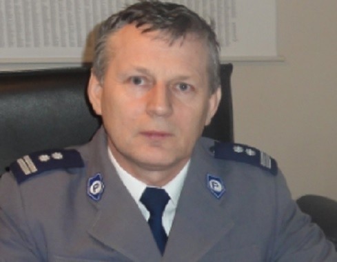 Andrzej Czaja, komendant powiatowy policji w Kościerzynie...