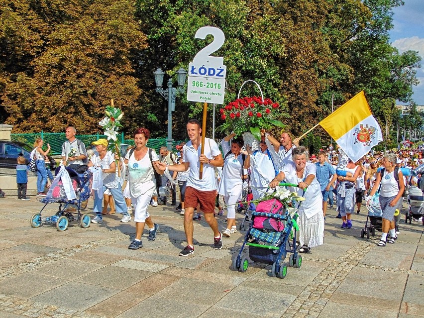 Pielgrzymka Łódzka 2016. Pielgrzymi z Łodzi na Jasnej Górze