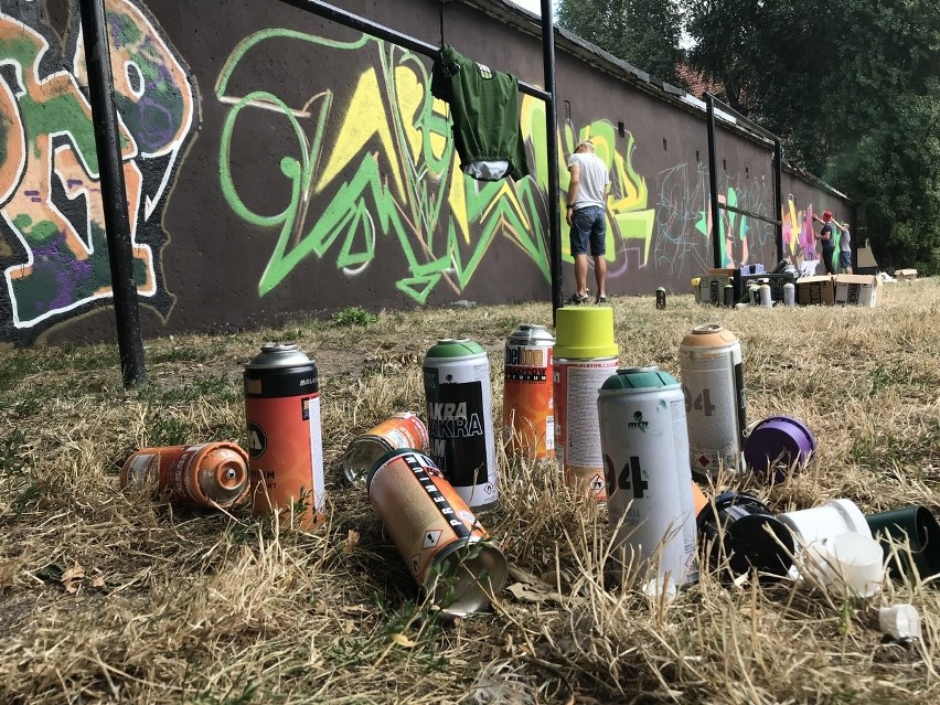 Masakra Jam - graffiti. Impreza Słupskiego Ośrodka Kultury