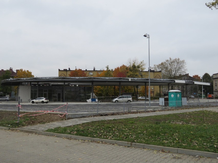 Budowa dworca w Piekarach Śląskich