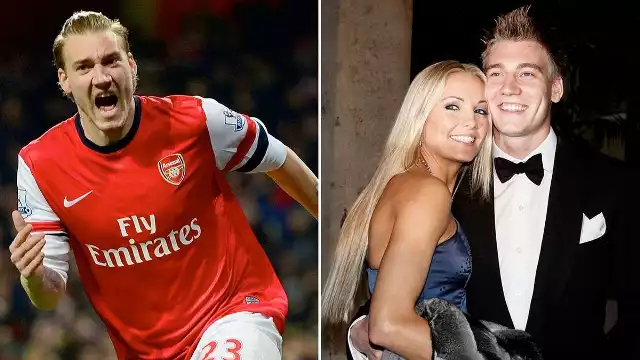 Nicklas Bendtner w Arsenalu Londyn zapowiadał się na wielką gwiazdę. Potem ożenił się z duńską baronową Caroline Luel-Brockdorff