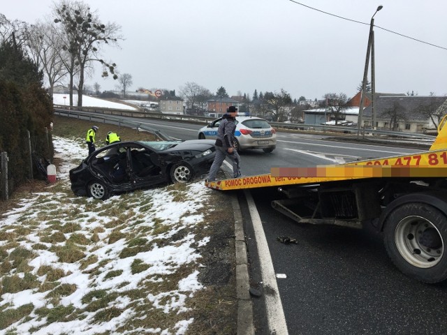 Wypadek w Reńskiej Wsi.