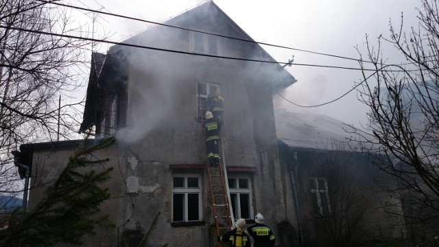 Pożar w Wiśle. Płonie Ochorowiczówka