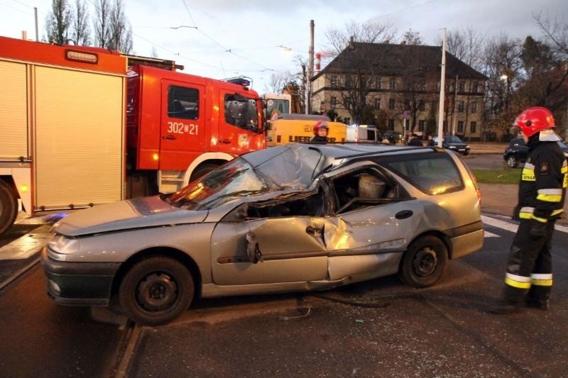 Wypadek na Dmowskiego, Wrocław, 18.11.2015