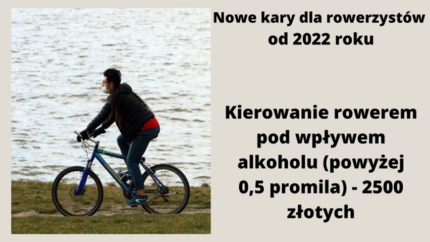 Taryfikator mandatów 2022 dla rowerzystów. Za to można dostać wysokie mandaty!
